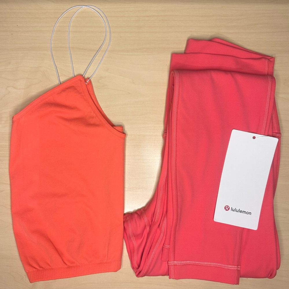 Lululemon - Align HR Pant 28” and Free People Skinny Strap Seamless Brami